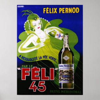FELI 45 ABSINTHE Poster