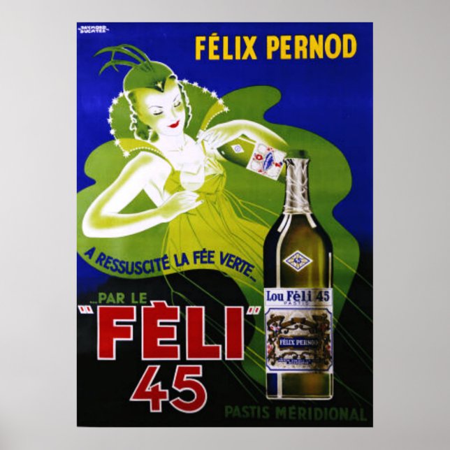 FELI 45 ABSINTHE Poster (Vorne)