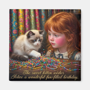FELICE ~ HERZLICHE GLÜCKWÜNSCHE ZUM GEBURTSTAG Kät Magnet