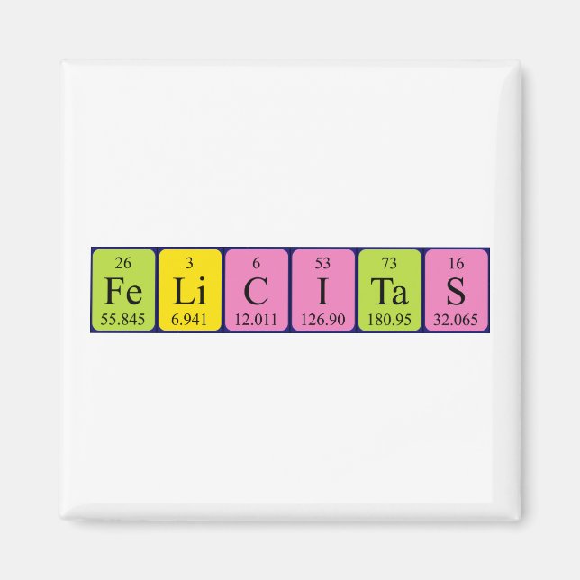 Felicitas Periodenmagnet Magnet (Vorne)