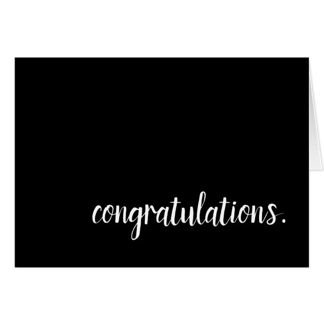 félicitations (Devant Horizontal)