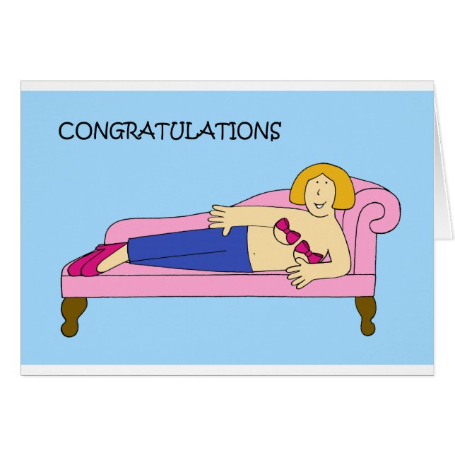 Félicitations à la reconstruction, dame caricatura (Devant horizontal)