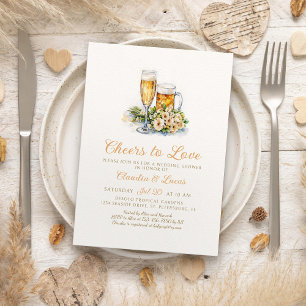 Félicitations à l'Amour Invitation pour une Fête d