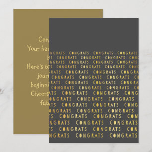 Félicitations à l'école Cartes de voeux