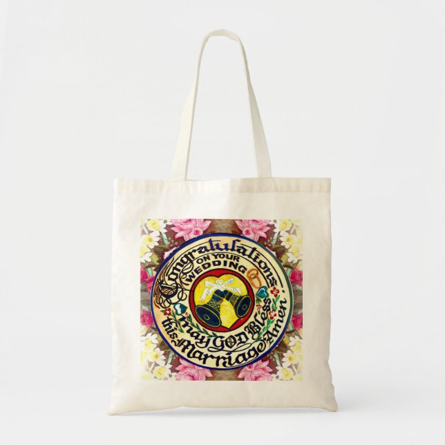 Félicitations À Votre Mariage.... Sac fourre-tout (Devant)