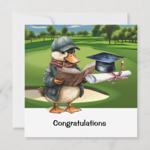 Félicitations au Golf Carte d'études supérieures