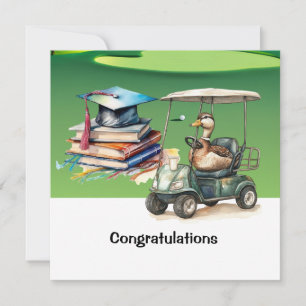 Félicitations au Golf Carte d'études supérieures