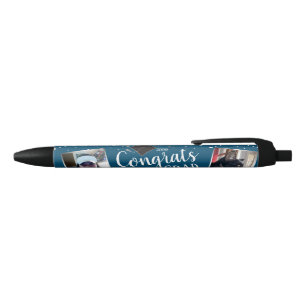 Félicitations au stylo noir personnalisé photo G