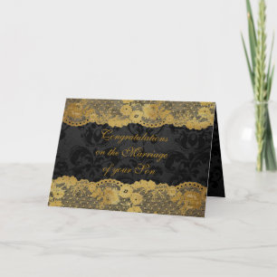 Félicitations aux parents de la mariée Carte de vo