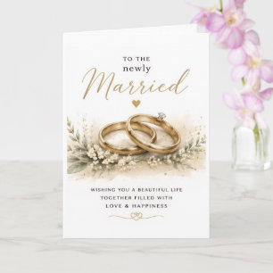 Félicitations carte de mariage