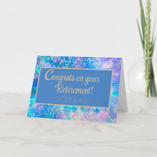 Félicitations ! ! Carte de retrait personnalisée e