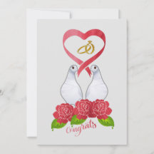 Félicitations carte plate