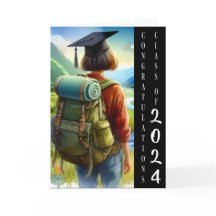 Félicitations classe de la carte de graduation 20x