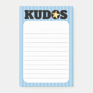 Félicitations d'étoile de récompense de post-it