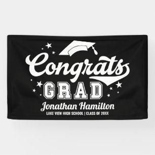 Félicitations diplômé Bannière de fête de fin d'ét