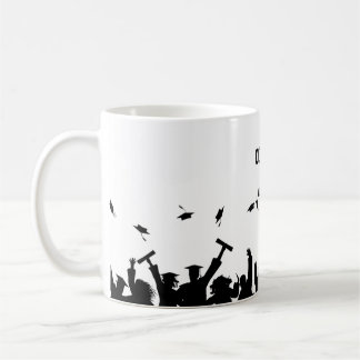 Félicitations Diplômé Mug Simple Minimal Personnal
