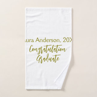 Félicitations diplômé nom doré promotion 20XX si