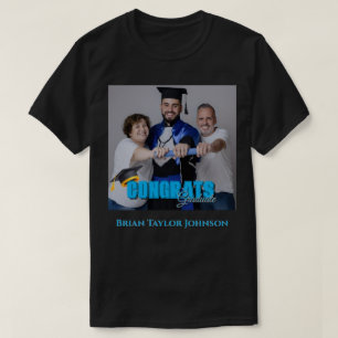 Félicitations diplômé T-Shirt personnalisé écritur