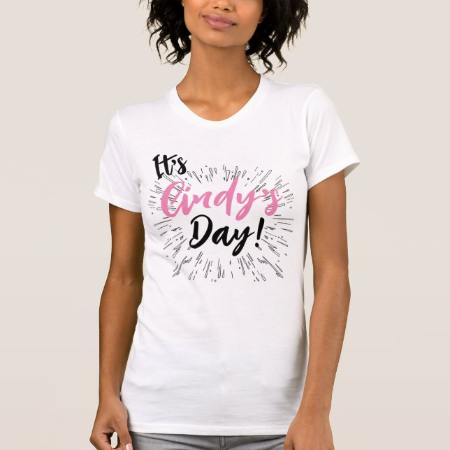Félicitations du parti personnalisé T-shirt (Devant)