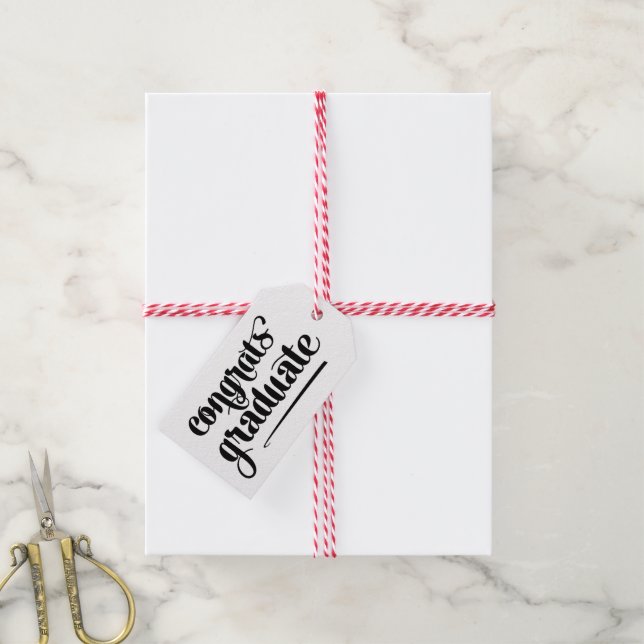 félicitations étiquettes cadeaux diplômés (With Twine)