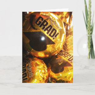 "FÉLICITATIONS GRAD! Ballons" Carte de Félicitatio