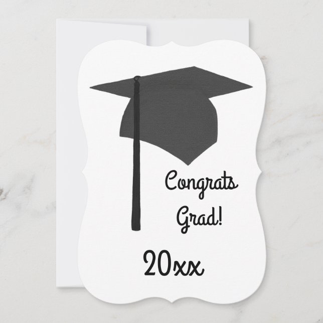 Félicitations Grad, carte de diplôme personnalisée (Devant)