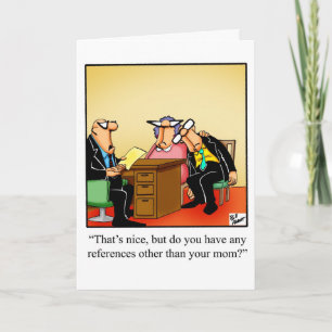 Félicitations Humour Nouvelle carte de voeux emplo