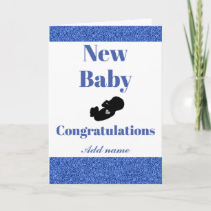Félicitations personnalisées nouvelle carte bébé