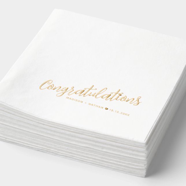 Félicitations petit coeur mariage couple événement (Détail)