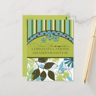 Félicitations Petite-Fille Toute Carte D'Occasion