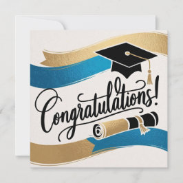 Félicitations pour la carte de diplôme