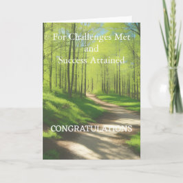 Félicitations pour la carte pliée réussie