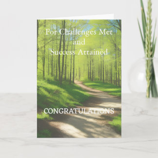 Félicitations pour la carte pliée réussie