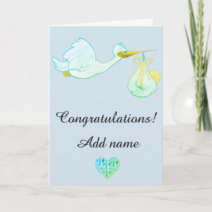 Félicitations pour la naissance de votre carte béb