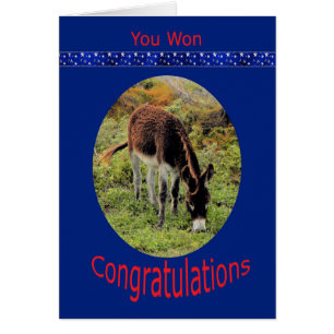 Félicitations pour la victoire électorale avec Don