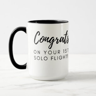 Félicitations pour le premier solo - mug personnal