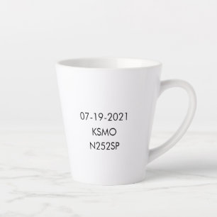 Félicitations pour le vol en solo - tasse de latte