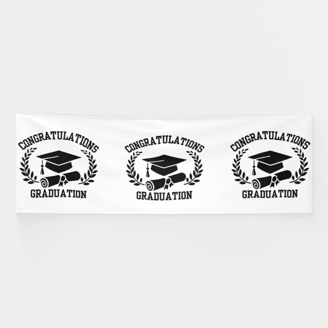 Félicitations pour l'obtention du diplôme Bannière (Horizontal)