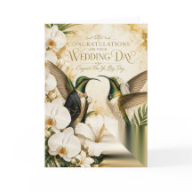 Félicitations pour votre jour de mariage - Carte j