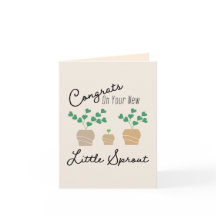 Félicitations pour votre nouveau bébé petite pouss