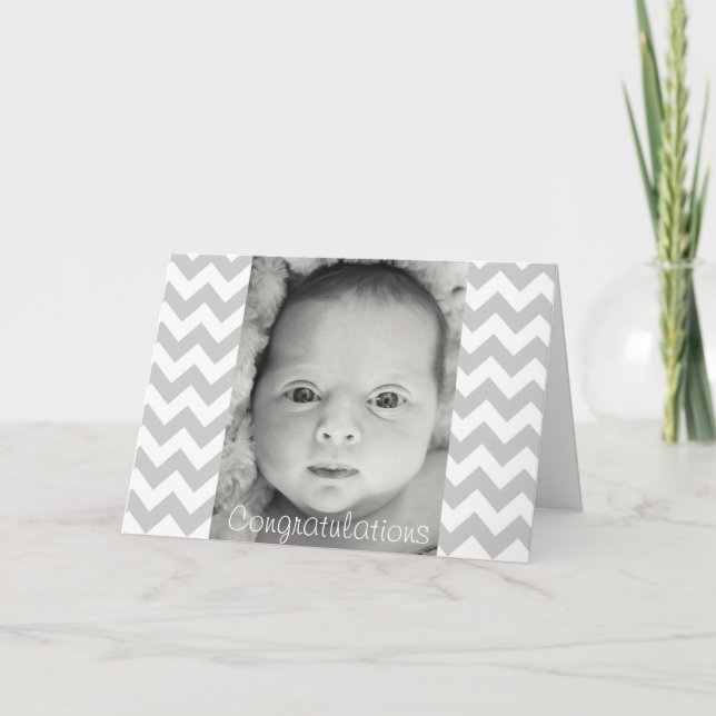 Félicitations pour votre nouvelle carte bébé (Devant)