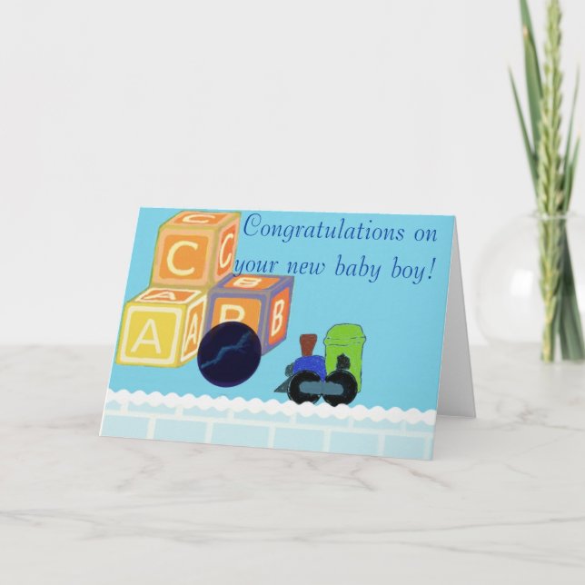 Félicitations pour votre nouvelle carte bébé (Devant)