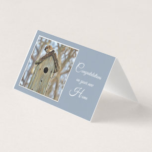 Félicitations pour votre nouvelle carte de maison