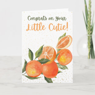 Félicitations pour votre petite chérie   Carte de 