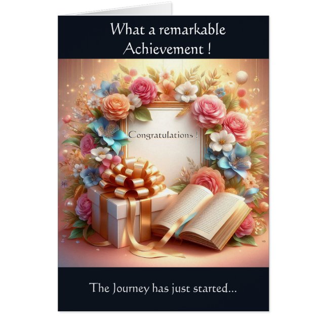 Félicitations pour votre réussite (Devant)