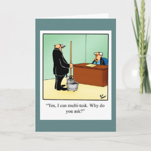 Félicitations Promotion Humour Carte de voeux