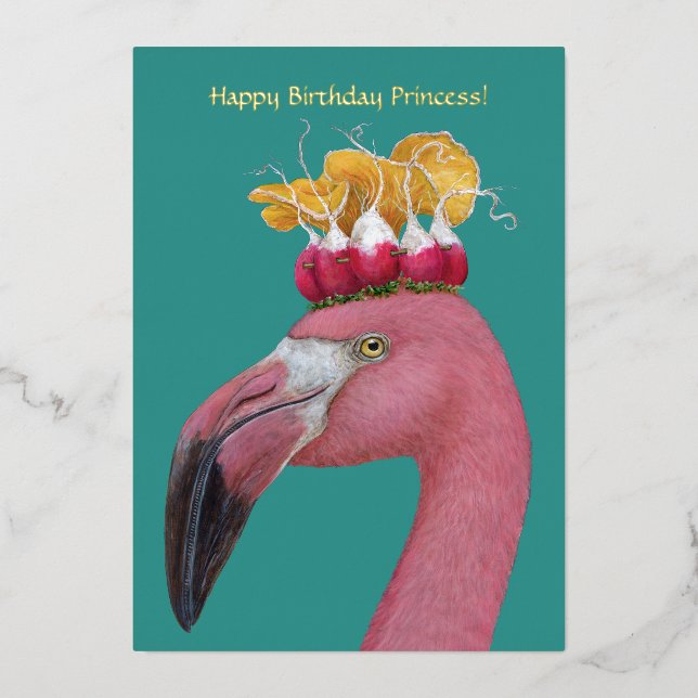 Felicity feuille d'anniversaire 5" x 7" Carte plat (Recto)