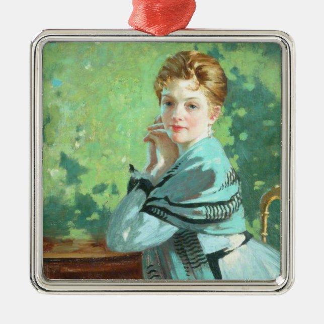 Felicity (von George Henry) Ornament Aus Metall (Vorne)
