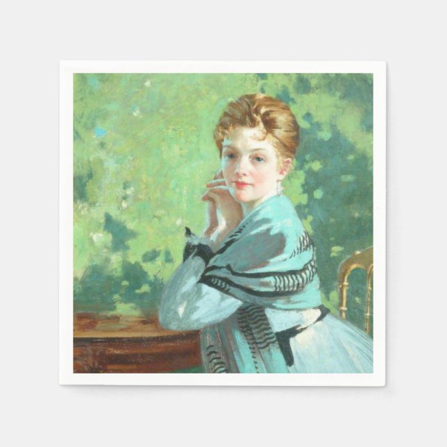 Felicity (von George Henry) Serviette (Vorderseite)