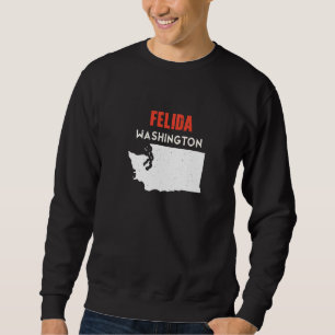 Felida Washington USA Bundesstaat Amerika Reisen W Sweatshirt